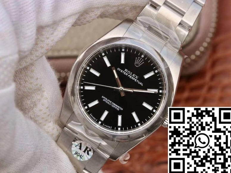 Perpetual Black Factory AR Dial 114300 Oyster 39mm Rolex 0115